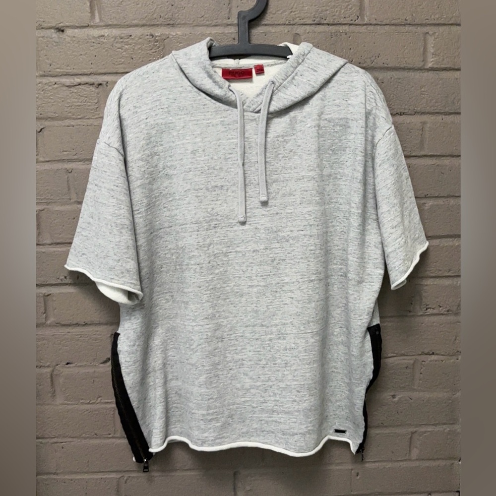 Hugo Boss Gray hooded sweatshirt M